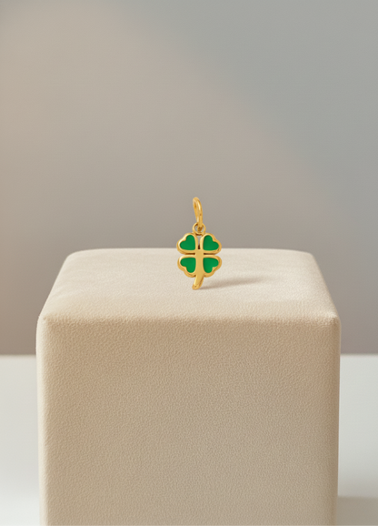Trèfle à 4 feuilles vert
