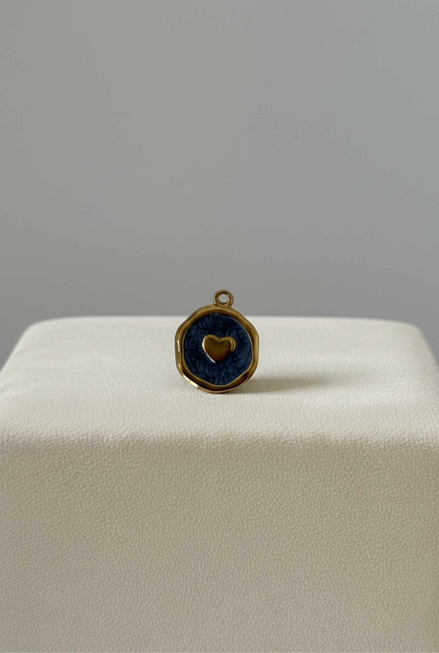 Médaillon Coeur Bleu