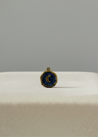 Médaillon Lune Bleu