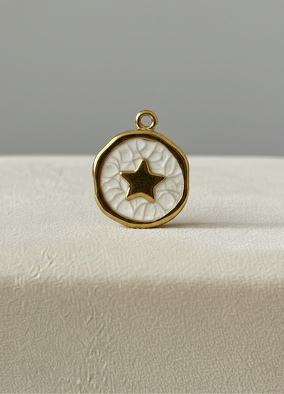 Médaillon Étoile Blanc