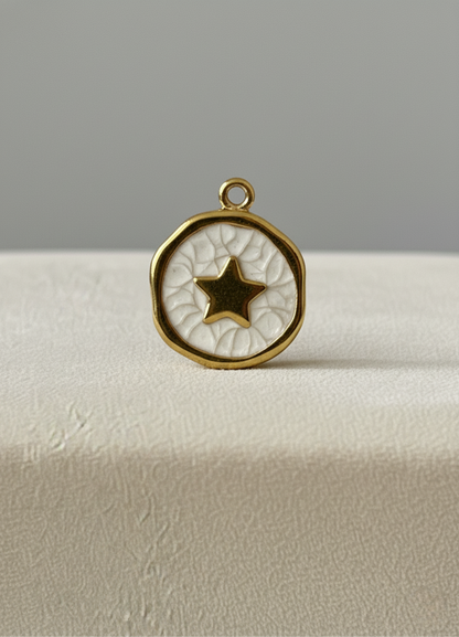 Médaillon Étoile Blanc
