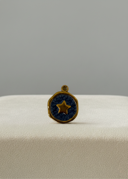 Médaillon Étoile Bleu