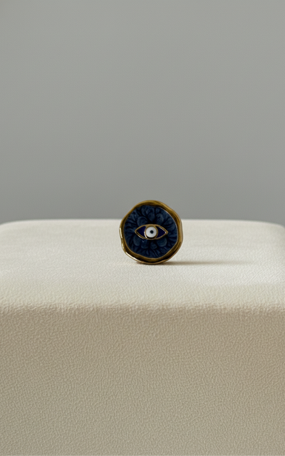 Petit Médaillon Oeil Bleu