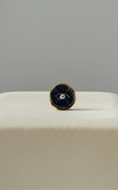 Petit Médaillon Oeil Bleu
