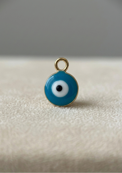 Petit Oeil Bleu Turquoise