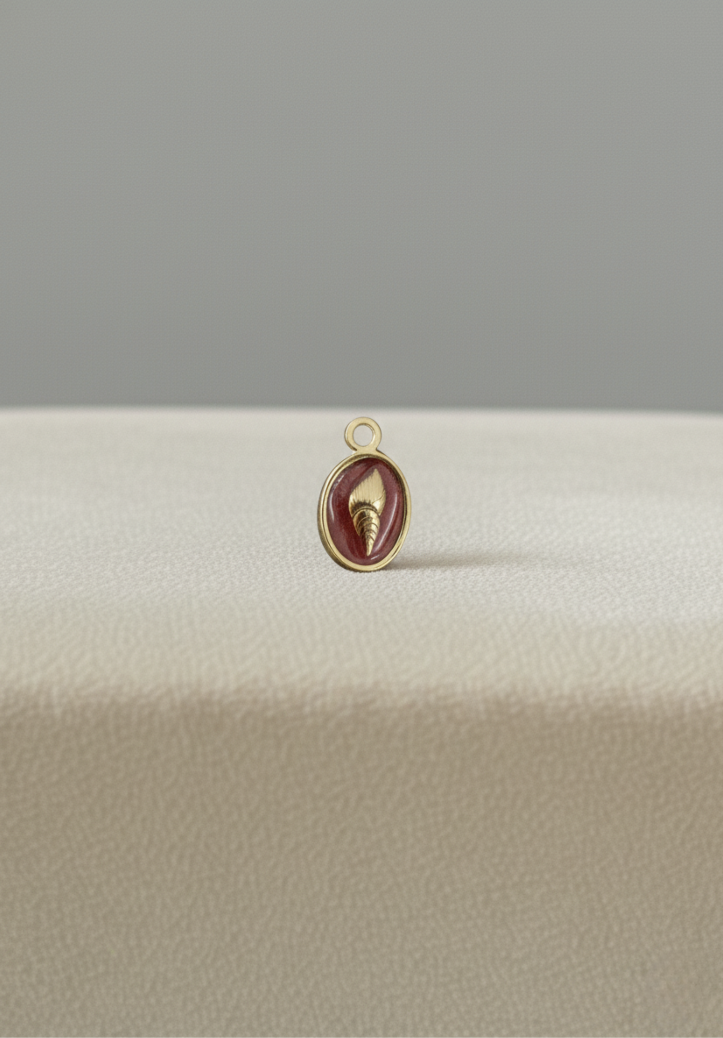 Pendentif Coquillage Rouge