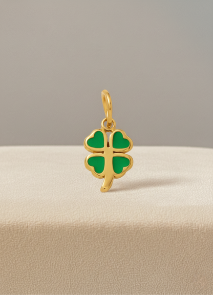 Trèfle à 4 feuilles vert